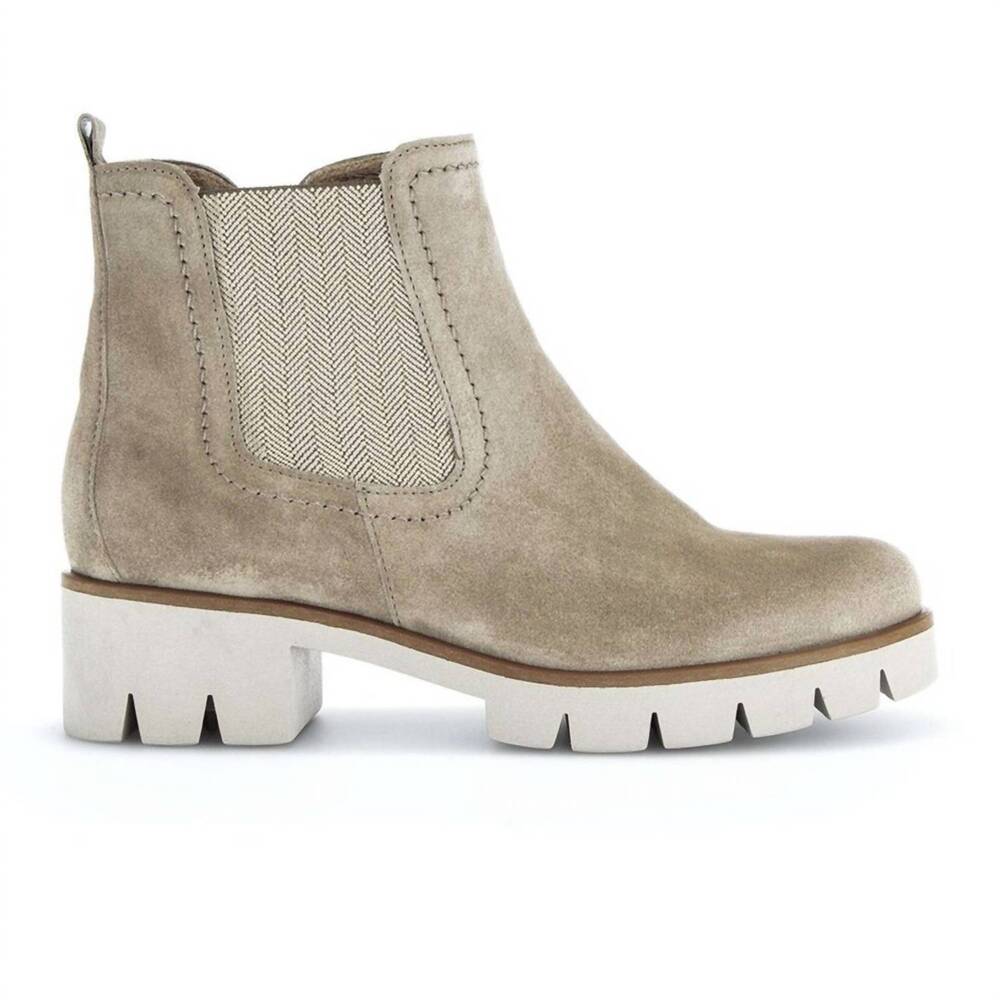 NEW GABOR women's chelsea lug boot in kiesel